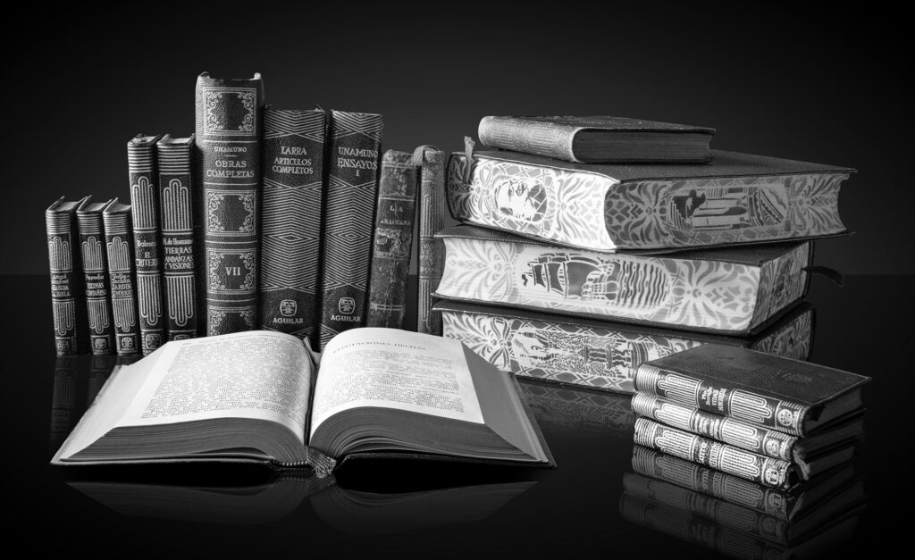 Couès Wissen Foto von wisschenschaftlichen Büchern